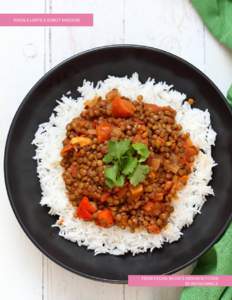Masala Lentils (Sabut Masoor)  from Vegan Richa’s Indian Kitchen By Richa Hingle  Masala Lentils (Sabut Masoor)