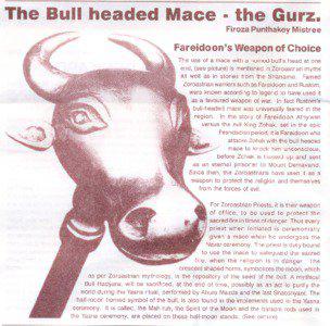 The Bull headed  Mace. the Gurz.