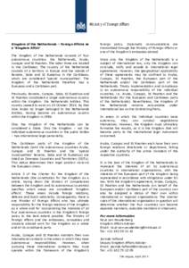 Microsoft Word - The Kingdom of the Netherlands (1-Pager ENG)