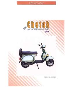 Bajaj Chetak Service Manual