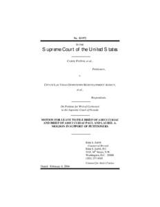 NoIN THE Supreme Court of the United States CAROL PAPPAS, et al.,
