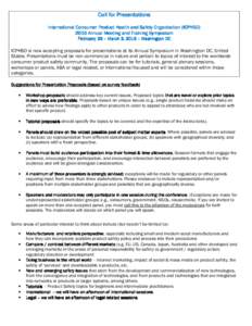 Microsoft Word - Call For Presentations - Guidelines.docx