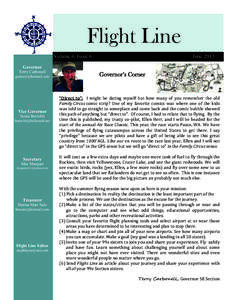 Flight Line Volume 6, Issue 6 June[removed]Governor