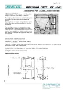 Spec.F31-18E  WEIGHING UNIT PK 1000