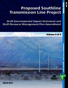 WESTERN  Proposed Southline Transmission Line Project Draft Environmental Impact Statement and Draft Resource Management Plan Amendment
