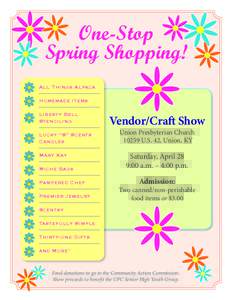 One-Stop Spring Shopping! All Things Alpaca Homemade Items Liberty Bell Stenciling