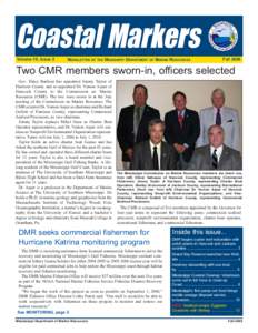 Coastal Markers Volume 10, Issue 2 NEWSLETTER  OF THE