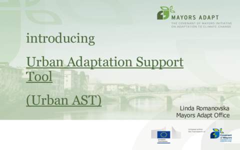 introducing Urban Adaptation Support Tool (Urban AST)