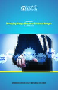 Developing Strategic Mindset for Functional Managers