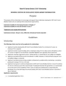 Microsoft Word - Sr  Canisia Scholarship Application (2).doc