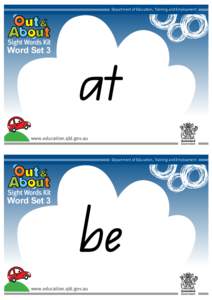 Sight words kit - word set 3
