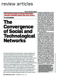 doi:[removed][removed]Internet-based data on human interaction connects scientific inquiry like never before. by Jon Kleinberg