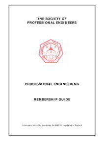 THE SOCIETY OF PROFESSIONAL ENGINEERS