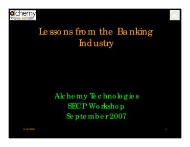 Microsoft PowerPoint - SECP - Solvency lessons from the banking industry - I
