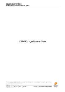 Microsoft Word - SSD1921-application_note-register_table-1.0.doc