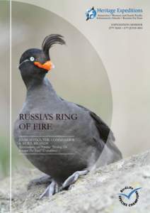 EXPEDITION DOSSIER 27TH MAY – 8TH JUNE 2015 RUSSIA’S RING OF FIRE