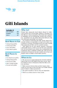 ©Lonely Planet Publications Pty Ltd  Gili Islands Includes   Gili Trawangan. .  .  .  .  .  . 283