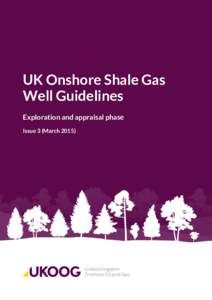 UK Onshore Shale Gas Well Guidelines Exploration and appraisal phase Issue 3 (MarchUnited Kingdom