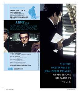 RIALTO PICTURES PRESENTS  LINO VENTURA PAUL MEURISSE JEAN-PIERRE CASSEL with the special participation of