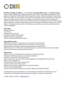 Forestry Jobs in America - CN Utility Consulting