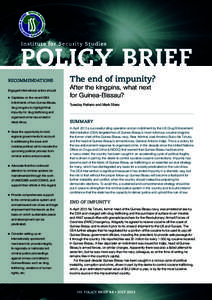 ISS Policy Brief 44 The end of impunity 01Jul0925.indd