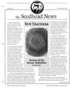 Seedhead News - No. 86, Fall Equinox 2004