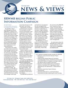 OctoberVolume 13 • Issue 10 news & views Red River Watershed Management Board