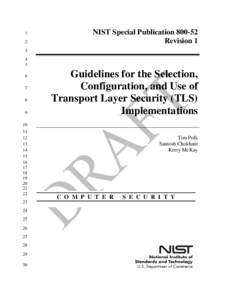 Guidelines for the Selection and Use of Transport Layer Security Implementations