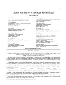 Science and technology in India / India / Council of Scientific and Industrial Research / National Institute of Science Communication and Information Resources / Delhi / Institute of Chemical Technology / Syed Husain Zaheer / Talat Ahmad