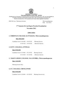 Geography of India / Alappuzha district / Kingdom of Travancore / Kilimanoor / Christian College /  Kattakada / Cherthala / Alappuzha / Adoor / Thiruvananthapuram / Geography of Kerala / Kerala / Trivandrum railway division