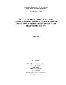 Microsoft Word - Status of shares common Marine Living Resources- G Preston
