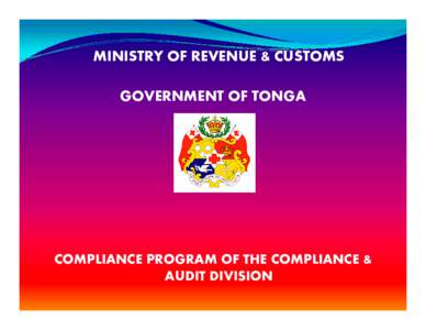 Microsoft PowerPoint - Compliance Audit Presentation Tonga.pptx [Read-Only]