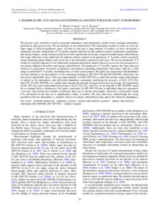 The Astrophysical Journal, 707:24–39, 2009 December 10  Cdoi:637X