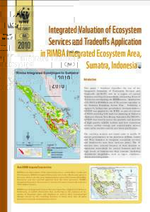 FACTSHEET  INA Integrated Valuation of Ecosystem Services and Tradeoffs Application