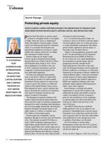 Industry  Column Invest Europe  Protecting private equity
