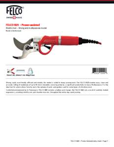 FELCO[removed]Power-assisted Electric tool - Strong and multipurpose model Made in Switzerland 7