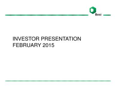 Investor Presentation Q4-2014