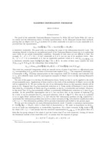 Algebraic number theory / Galois theory / Frobenius endomorphism / Galois module / Group scheme / Dieudonné module / Étale morphism / Finite field / Abstract algebra / Algebra / Algebraic groups