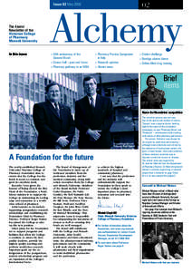 02  Issue 02 May 2002 The Alumni Newsletter of the
