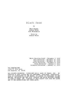 BLACK SWAN_Final Script