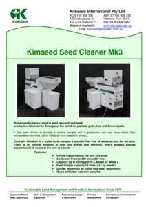 Microsoft Word - Kimseed Seed Cleaner Mk3.doc