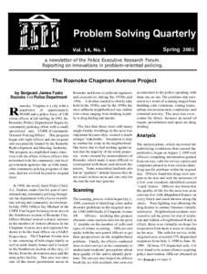 Problem Solving Quarterly .■r..=I•l Spring[removed]Vol. 14, No. 1