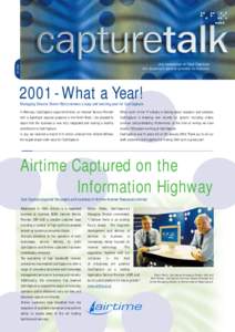 V10N1  the newsletter of Cad-Capture the document service provider to industryWhat a Year!