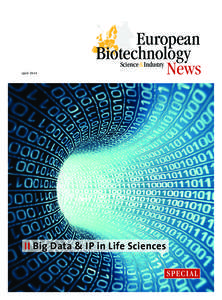 European Biotechnology News Science & Industry  April 2014