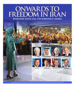 ONWARDS TO FREEDOM IN IRAN BIPARTIS AN VOICE S C A LL FOR DEMOCR ATIC CH A NGE Newt Gingrich