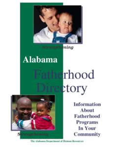 Strengthening Fathers Alabama  Fatherhood