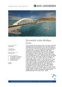 Oromieh Lake Bridge, Iran Contract Period