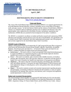 Government / Indiana Space Grant Consortium / Government of the United States / NASA / National Space Grant College and Fellowship Program