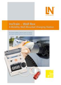 InsTrain – Wall Box  E-Mobility Wall-Mounted Charging Station The Wiring Installation Training System for Practical and Project-Oriented Teaching of New Technologies