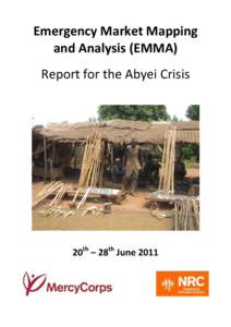 Emergency Market Mapping and Analysis (EMMA) Report for the Abyei Crisis 20th – 28th June 2011